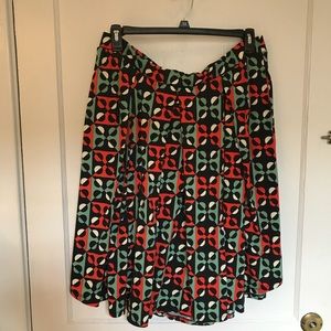 LuLaRoe pleated skirt, 3x